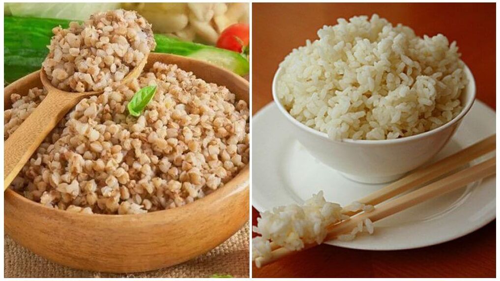 Gut için karabuğday ve pirinç diyetleri